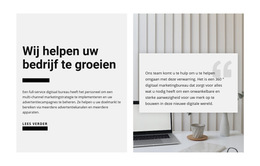 Hoe U Een Succesvol Bedrijf Kunt Ontwikkelen Eenvoudige Html-Sjabloon Met CSS