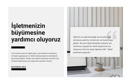 Başarılı Bir Iş Nasıl Geliştirilir Için HTML Sayfası