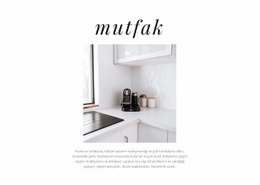 Mutfak Dizaynı - HTML Website Builder