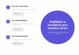 Návrh Stránky HTML Pro Investice Do Budoucnosti