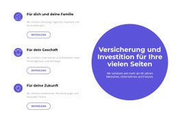 Responsive Webvorlage Für In Die Zukunft Investieren