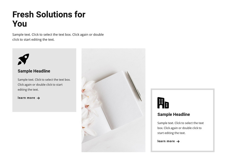 New trends in business HTML Template