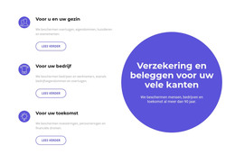 HTML-Paginaontwerp Voor Investeren In De Toekomst