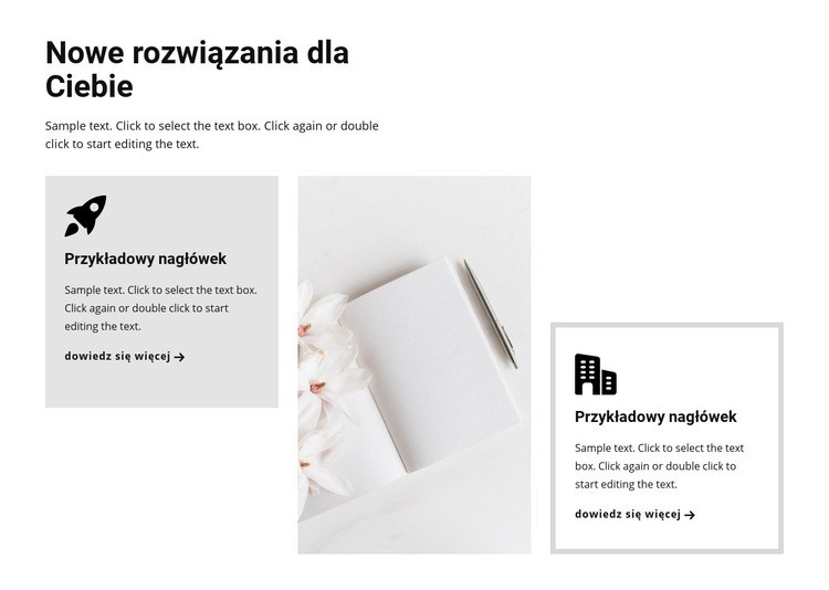 Nowe trendy w biznesie Szablony do tworzenia witryn internetowych