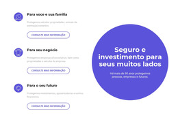 Design De Página HTML Para Investir No Futuro