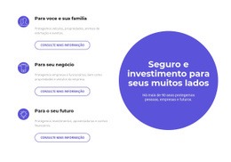 Modelo HTML5 Mais Criativo Para Investir No Futuro