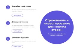 Инвестиции В Будущее Шаблон CSS