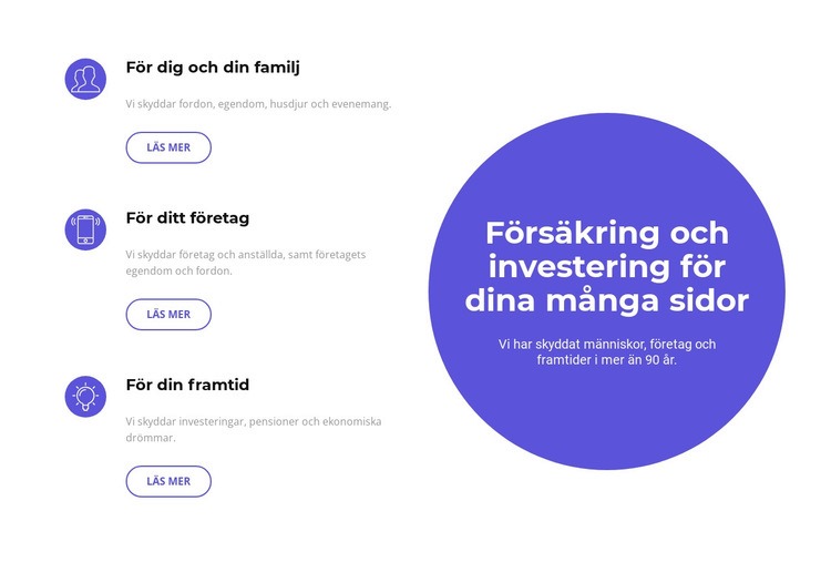 Investera i framtiden Hemsidedesign