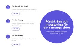 HTML-Sidadesign För Investera I Framtiden