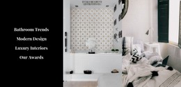 Page HTML For Stylish Interiors