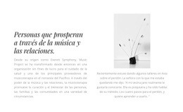 Dos Textos Y Una Fotografía - Plantilla De Sitio Web Personal