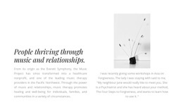 Two Texts And A Photograph - Professional Html Code