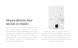 Twee Teksten En Een Foto - Persoonlijk Websitesjabloon