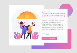 Öffentliche Investitionen In Die Sozialversicherung - Zielseite