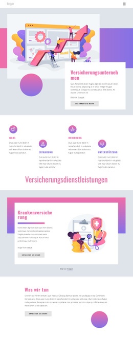 Ihr Berater Für Alle Geschäftsrisiken - Modernes Website-Design