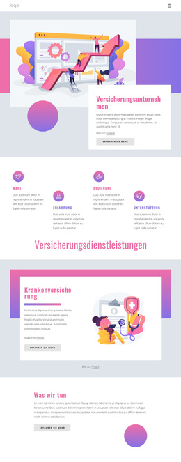 Ihr Berater Für Alle Geschäftsrisiken - Mobile Website-Vorlage