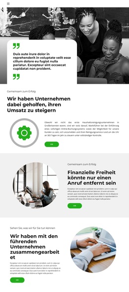 Finanzielle Freiheit – Fantastisches WordPress-Theme