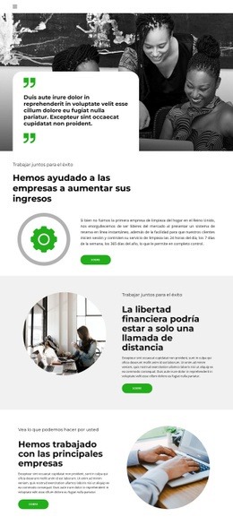 Libertad Financiera: Plantilla HTML5 En Blanco