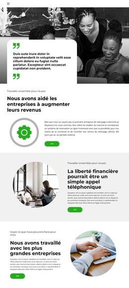 La Liberté Financière - Modèle De Page HTML