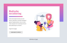 HTML-Landing Voor Medische Verzekering