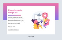 Responsywny HTML Dla Ubezpieczenie Medyczne