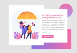 Investimentos Públicos Em Seguridade Social - Página Inicial