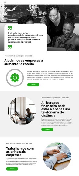 Liberdade Financeira - Modelo Em Branco HTML5