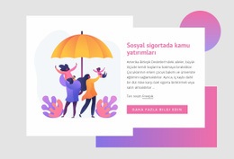 Sosyal Sigortada Kamu Yatırımları - Free HTML Website Builder