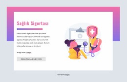 Sağlık Sigortası - HTML Website Maker