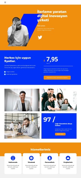 Başarı Için Birlikte Çalışın Için Çok Amaçlı WordPress Teması