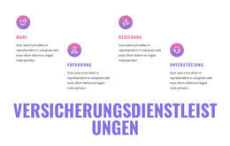 Versicherungsdienstleistungen – Inspiration Für WordPress-Themes