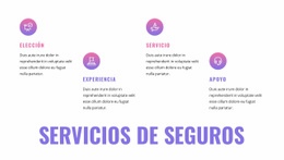 Servicios De Seguros Diseño De Sitios Web