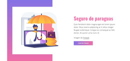 Sitio HTML Para Seguro De Paraguas