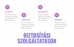 Biztosítási Szolgáltatások - HTML Webhelysablon