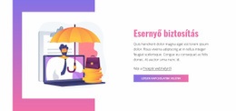 HTML Webhely A Következőhöz: Esernyő Biztosítás