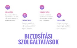 Biztosítási Szolgáltatások – Prémium Sablon