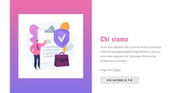 Sulla Compagnia Di Assicurazioni - Mockup Del Sito Web Scaricabile Gratuitamente