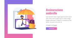 Sito HTML Per Assicurazione Ombrello