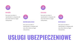 Usługi Ubezpieczeniowe - Szablon Strony HTML