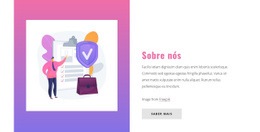 Sobre A Seguradora - Maquete De Site Para Download Gratuito