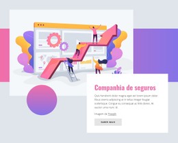 Companhia De Seguros Modelo HTML CSS Simples