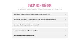 Vanliga Försäkringsfrågor