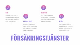 Försäkringstjänster – WordPress-Temainspiration