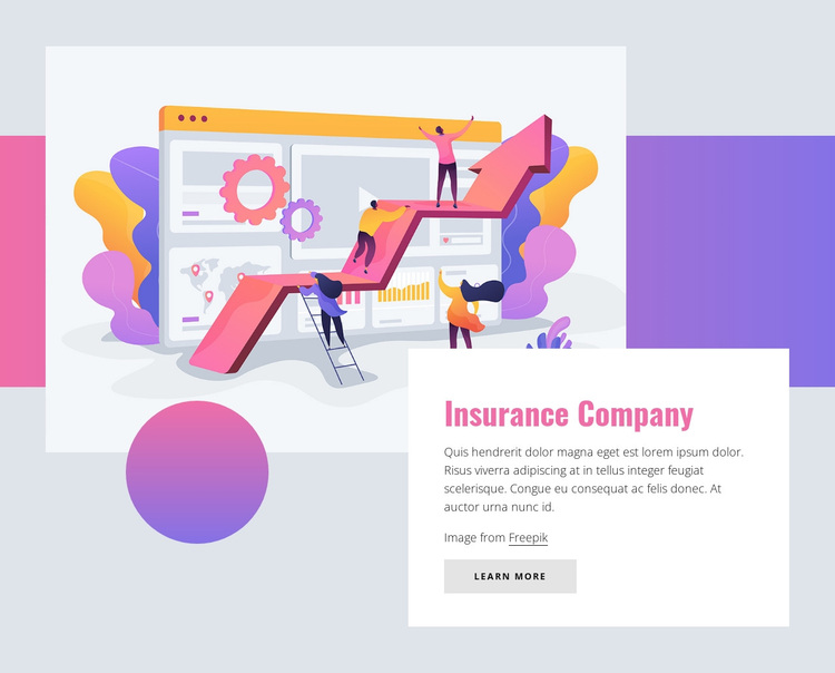 Insurance company Template