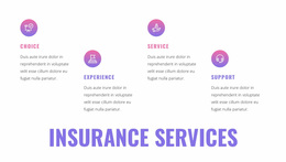 Insurance Services - HTML Builder