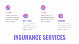 Insurance Services - Online Mockup