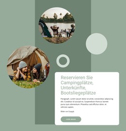 Vermietung Von Bootsrutschen – Vorlage Für Website-Builder