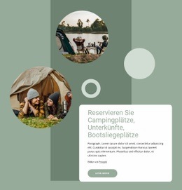 Vermietung Von Bootsrutschen - Kreatives, Vielseitiges Website-Modell