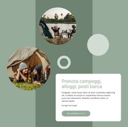 Noleggio Di Posti Barca - Mockup Di Sito Web Multiuso Creativo