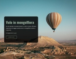 Volo In Mongolfiera - Modello Di Una Pagina